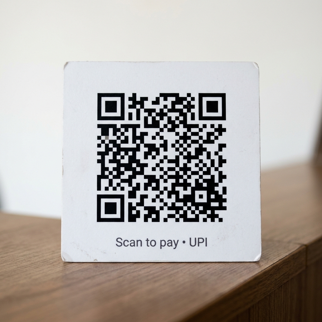 Example payment QR attachment